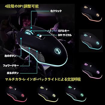 Amazon | 片手キーボードマウス 2点 セット ゲーミング